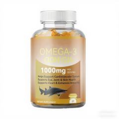 OEM Wholesale Fish Oil Omega-3 1000mg Halal Supplements Bulk Vitamins Omega3 Fish Oil Softgel Capsules