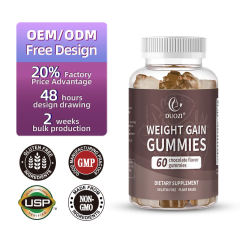 Advanced Weight Gain Gummies Build Muscle Mass, Boost Energy | L-Lysine, Gentian Root, Blessed Thistle