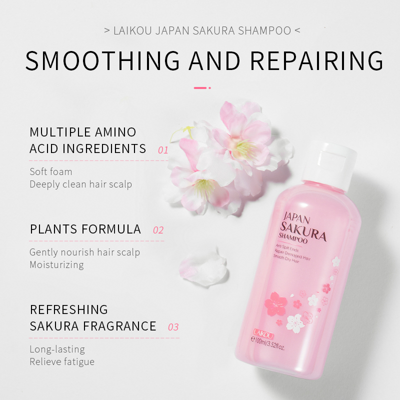 Shampoo Hair Colour Cleansing Care Soft Smooth Refreshing Fragrance Natural Hair Shampoo