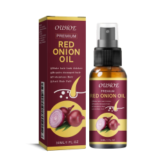 Natural Organic Scalp Vegan Red Onion Extract Hair Regrowth Essential Oil Damaged Hair  Loss Treatment Hair Care Oil