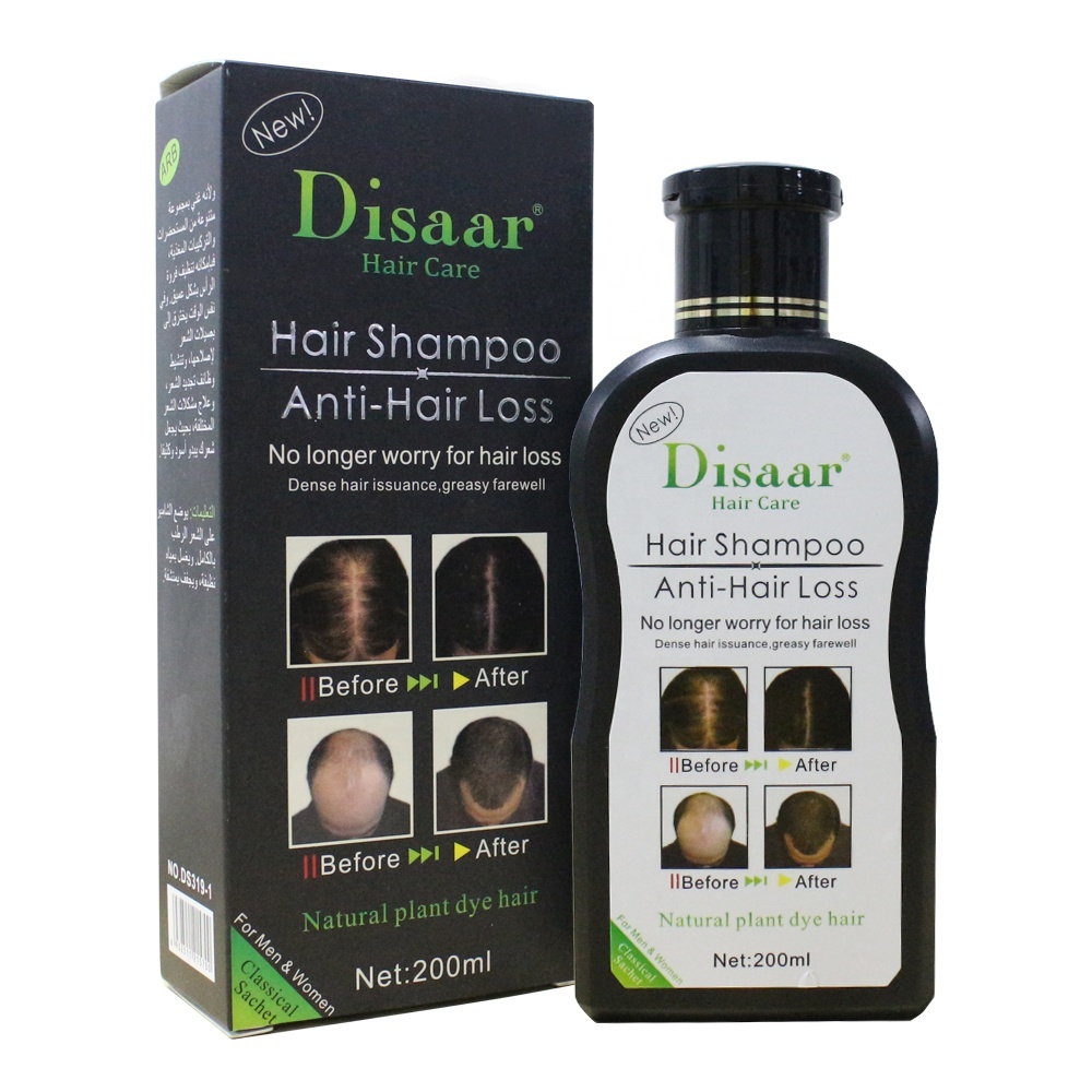 Disaar Anti Hair Loss Shampoo Organizer Men and Women Natural Ginger Growth Hair Shampoo for Damage Hair