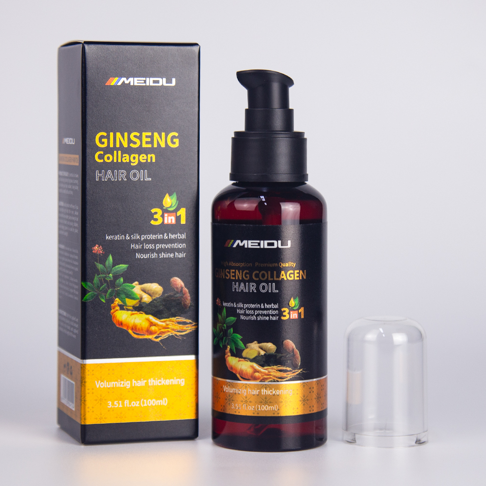 Private Label Night Hair Serum Repair Thick Hair Scalp Nourish Ginger Growth Oil Hair Serum