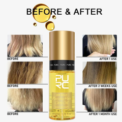 Hot Selling 24k Gold Nourishing Hair Care Oil Private Label Long-lasting Moisturizing Smoothing Shiny Soft Repair Hair  Oil