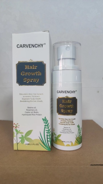 Private Label 60ml Herbal Hair Growth Oil Spray Anti-Loss Hair Serum for Thicken and Refreshing Hair-Loss Prevention Feature