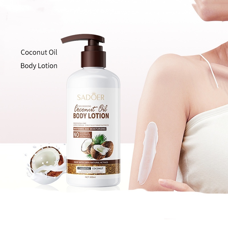 Private Label Organic Whipped Shea Butter Moisturizing Whitening Body Cream Custom Logo Coconut Oil Body Lotion