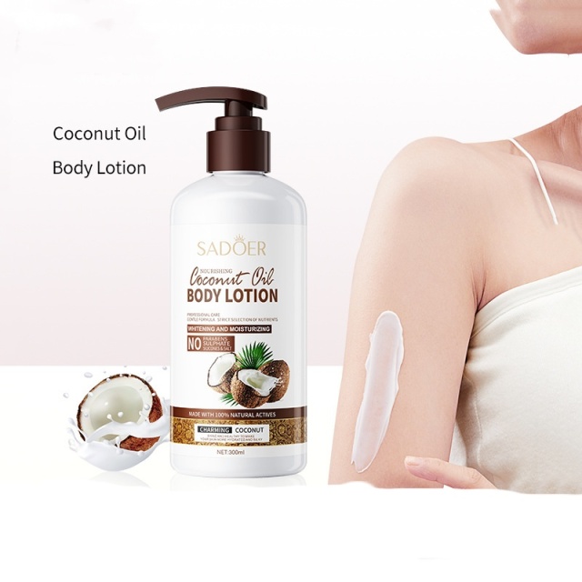 Private Label Organic Whipped Shea Butter Moisturizing Whitening Body Cream Custom Logo Coconut Oil Body Lotion