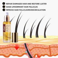 Argan Oil - Hair Treatment | For Hair Repair - Cold-Pressed Lightweight Argan Oil Hair Serum - For Dry, Damaged Hair, 50 ml