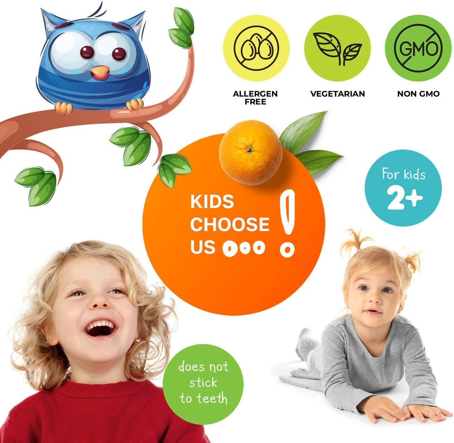 OEM Factory Gummy Candy Multivitamin for Kids Supports Immune & Digestive Health-Not for Pregnant Women