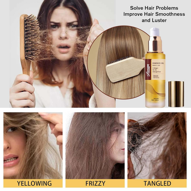 Argan Oil - Hair Treatment | For Hair Repair - Cold-Pressed Lightweight Argan Oil Hair Serum - For Dry, Damaged Hair, 50 ml