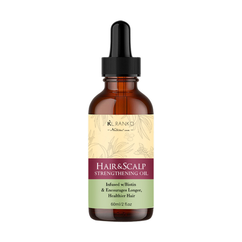 Private Label Organic Rosemary Peppermint Hair Growth Oil Natural Scalp Care Massage Hair Oil Smoothing Herbal Hair Regrowth