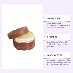 Shea Butter Body Cream for Daily Care Whole Body Massage Effect Softening and Refreshing Moisturizer for Nourishing Skin