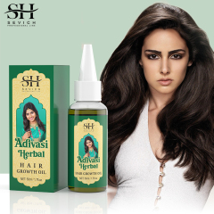 Private Label Natural Organic Adivasi Herbal Hair Oil Wholesale Indian Hair Growth Oil Treatment Products