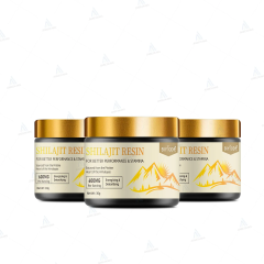 Hot Sale Ready Stock Private Label OEM ODM Custom Golden Cap High-End Natural Shilajit Resin Pure Himalayan