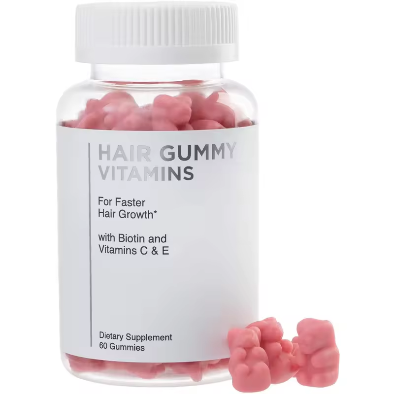 Private Label Dietary Supplement Biotin Gummy Hair Multivitamin Gummies Biotin Gummies for Women