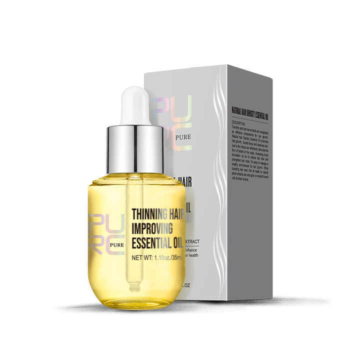 Ginger Dense Hair Essential Oil for Dry Hair Nourishing Shine Smooth Repair Promotes Growth Beauty Care Herbal Essential Oil