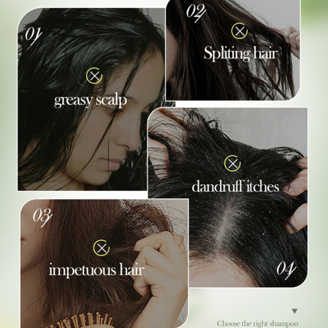 Sadoer 350ml Rosemary Mint Strength Fluffy Shampoo Cleaning Nourishing Strands Strengthening Breakage Preventing Hair Shampoo