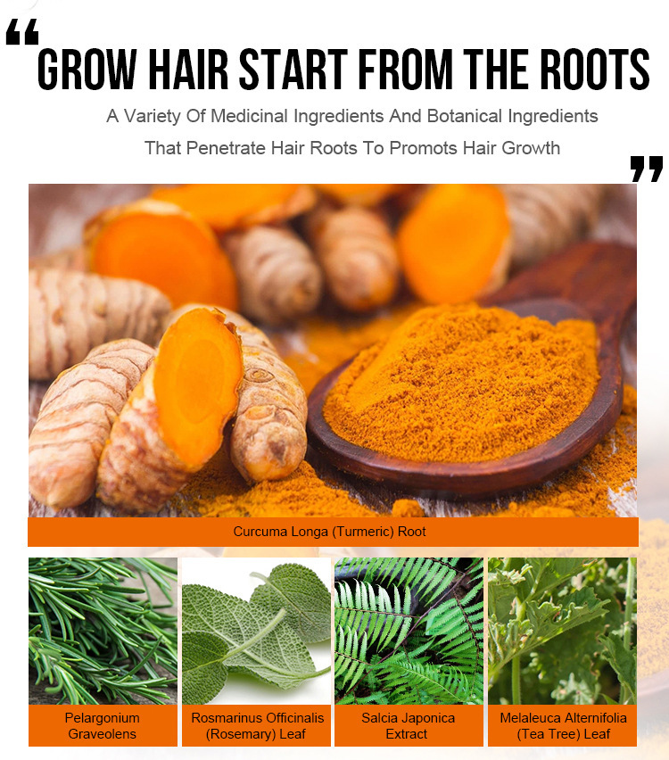 Ginger Dense Hair Essential Oil for Dry Hair Nourishing Shine Smooth Repair Promotes Growth Beauty Care Herbal Essential Oil