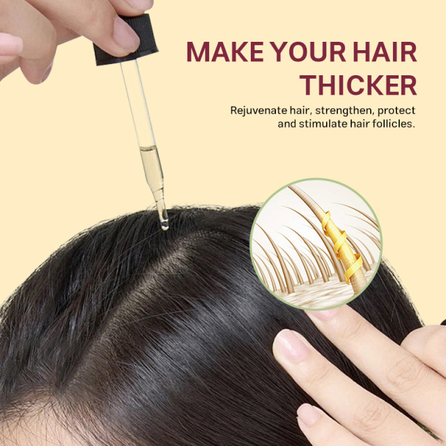 Private Label Organic Rosemary Peppermint Hair Growth Oil Natural Scalp Care Massage Hair Oil Smoothing Herbal Hair Regrowth