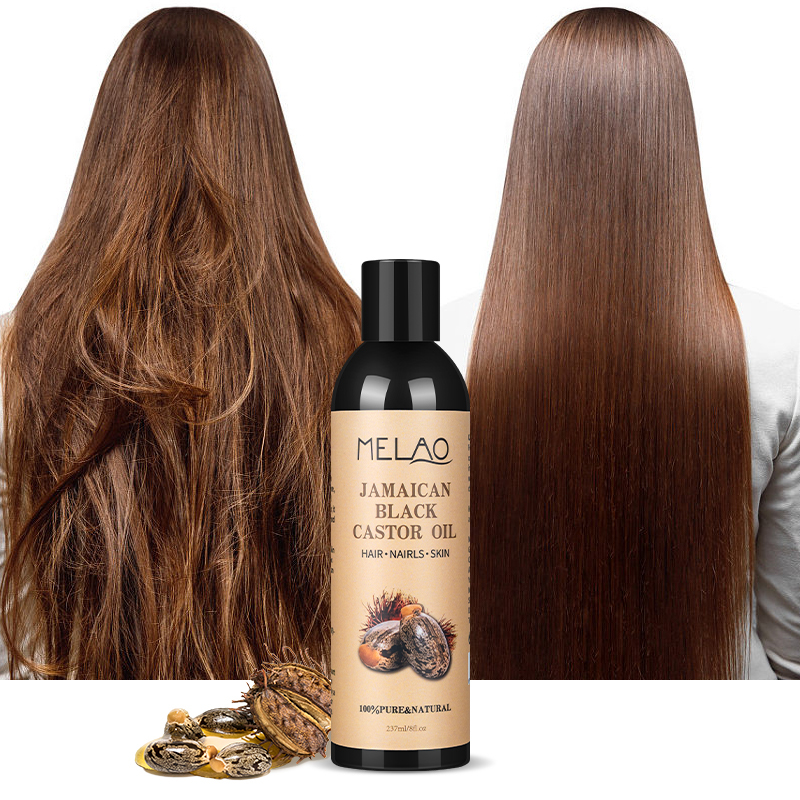 OEM ODM 100% Pure Jamaican Black Castor Oil Cold Pressed Organic Hair Scalp Care Skin Care Hair Growth Eyelash Growth Castor Oil