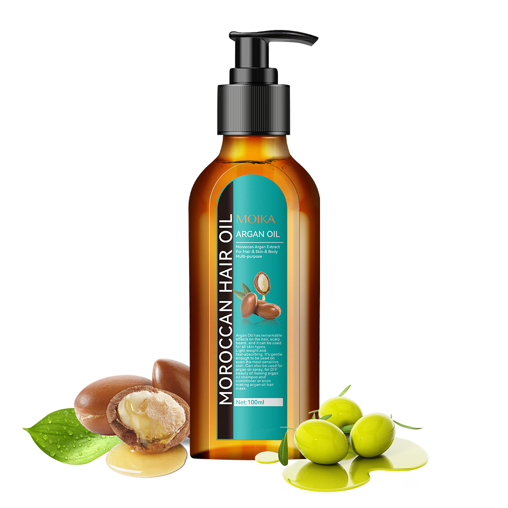 High Quality Moroccan Olive Oil Hair Products Camellia Seed Hair Repair Fast Growth Hair Care Essential Oil