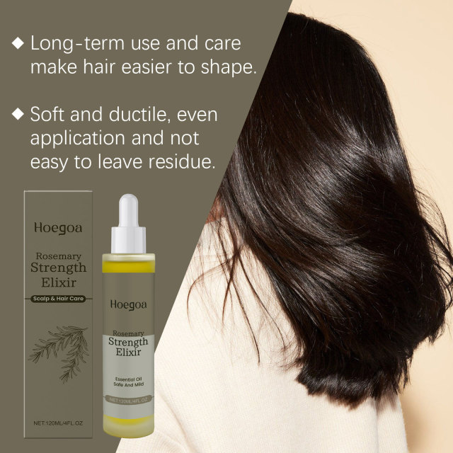 Customized Herbal Rosemary Hair Care Essence Oil Refreshing Moisturizing Nourishing Hair Soft and Shiny Hair Essential Oil