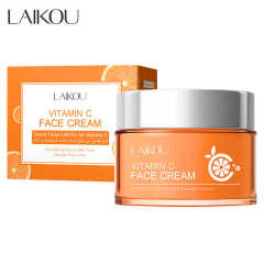 Laikou Vitamin C Brightening Anti-aging Day and Night Face Cream Shenzhen Silver Jar Facial Cream