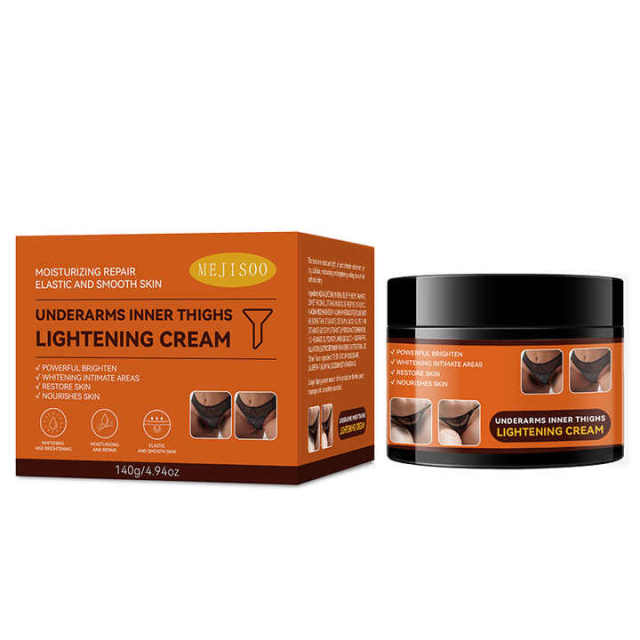 Private Label Underarm Whitening Cream Removes Melanin Hands Legs Joints Inner Thighs Darkening Brightening Cream