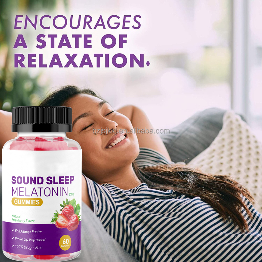 High Quality Welnessways Wholesale Price Sleep Gummies Mushroom Melatonin Organic Sugar Free Sleep Gummies Organic Gummy Sleep