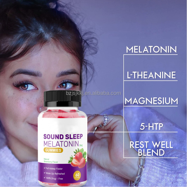 High Quality Welnessways Wholesale Price Sleep Gummies Mushroom Melatonin Organic Sugar Free Sleep Gummies Organic Gummy Sleep