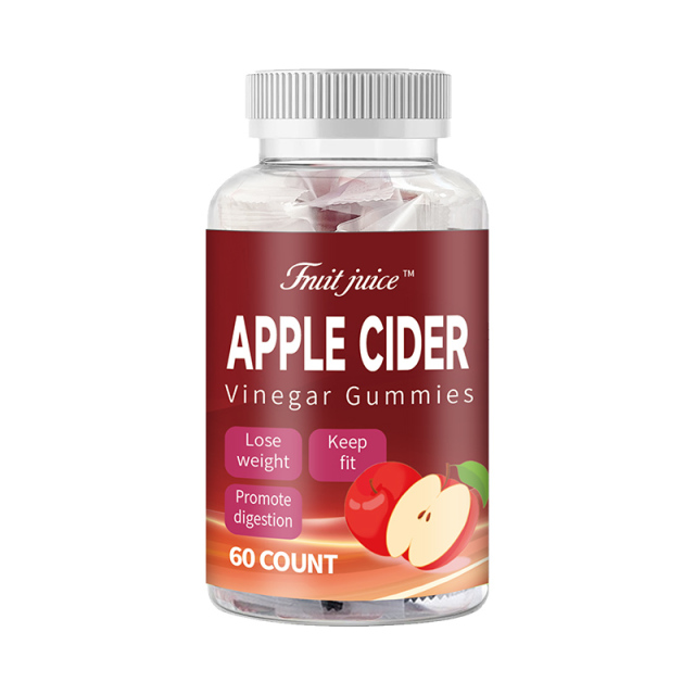 Hot Cross-Border E-Commerce Fresh Style for Apple Cider Vinegar Gummies for Apple Cider Hot Fruit Gummies