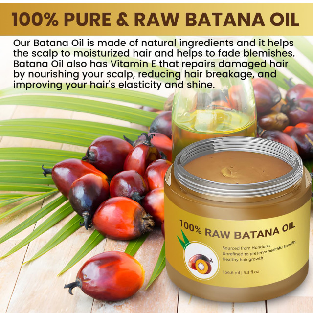 Private Label Anti Hair Loss Repair Growth Batana Oil Butter Raw Batana Oil Strengthening and Conditioning Batana Oil