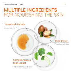 Laikou Vitamin C Brightening Anti-aging Day and Night Face Cream Shenzhen Silver Jar Facial Cream