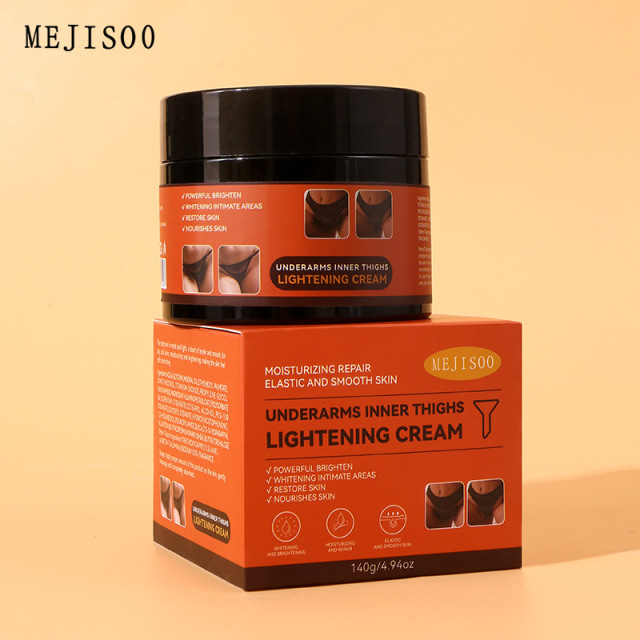 Private Label Underarm Whitening Cream Removes Melanin Hands Legs Joints Inner Thighs Darkening Brightening Cream