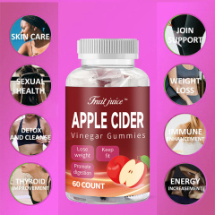 Hot Cross-Border E-Commerce Fresh Style for Apple Cider Vinegar Gummies for Apple Cider Hot Fruit Gummies