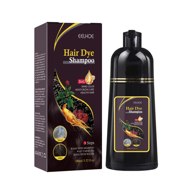EELHOE Hair Products Shampoo Polygonum Multiflorum Essence Moisturizing Black Hair Cleaning Repair Shampoo