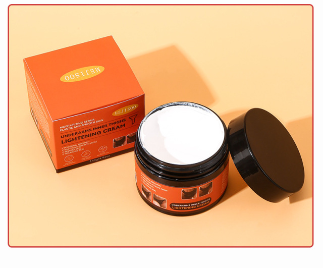 Private Label Underarm Whitening Cream Removes Melanin Hands Legs Joints Inner Thighs Darkening Brightening Cream