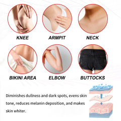 Private Label Underarm Whitening Cream Removes Melanin Hands Legs Joints Inner Thighs Darkening Brightening Cream