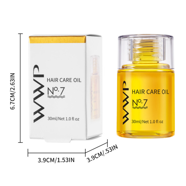 Hair Care Oil Herbal Essential Oil for Frizz Reduction Hair Smoothing Brightening Hair Care
