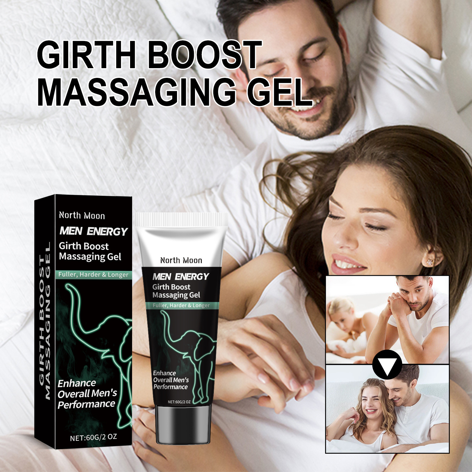 2024 Popular Natural Ingredients Made Persistent Time Control Man Body Massaging Moisturizing Caring Strengthening Gel