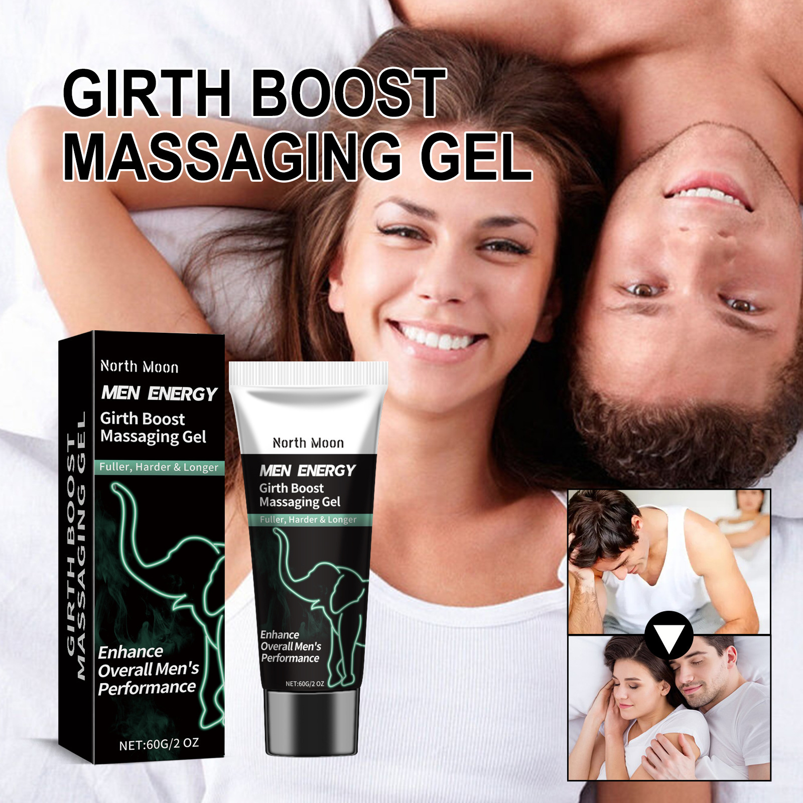 2024 Popular Natural Ingredients Made Persistent Time Control Man Body Massaging Moisturizing Caring Strengthening Gel
