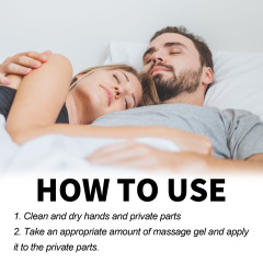 2024 Popular Natural Ingredients Made Persistent Time Control Man Body Massaging Moisturizing Caring Strengthening Gel