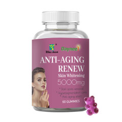 Skin Renewal Gummies Whitening Anti Aging Supplement Antioxidants for Radiant Complexion
