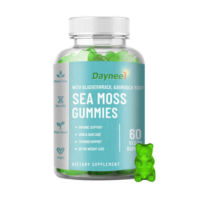 Wholesale High Quality Seaweed  Gummies Herbal Supplements for Adults' Skin Hair Care and Beauty Products Seaweed  Gummies