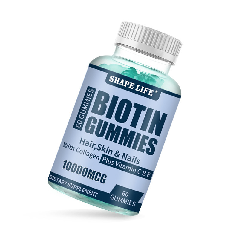 OEM ODM Biotin Hair Vitamin Gummy Bear Biotin Collagen Multivitamin Collagen Hair Skin Nails Biotin Gummies