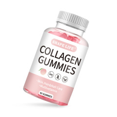 Hot Selling Collagen Gummies Beauty Hair Skin Nails Biotin Vitamin Supplements Fruit Flavor Beauty Gummies