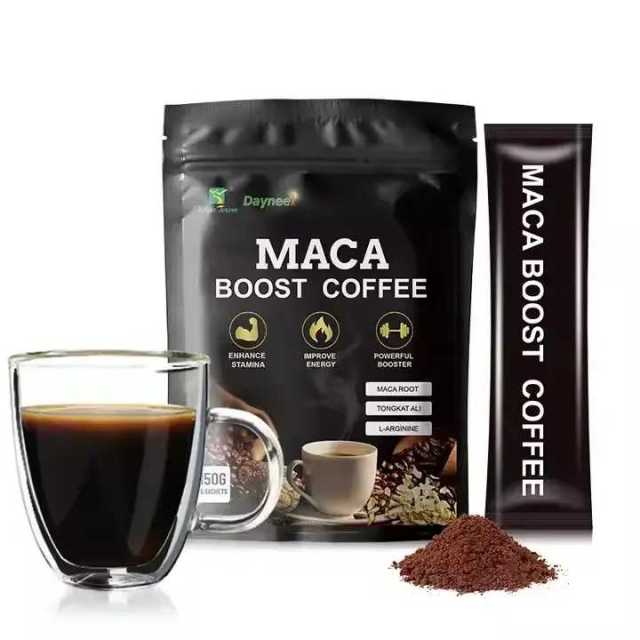 X-power Men Power Coffee for Sex Long Time Organic Maca Black Energy Instant Maca Coffee for Men