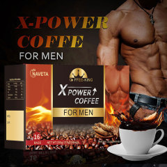 Man X Power Energy Coffee Natural Organic Private Label Herbal Instant Maca Coffee for Men