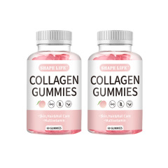 Hot Selling Collagen Gummies Beauty Hair Skin Nails Biotin Vitamin Supplements Fruit Flavor Beauty Gummies