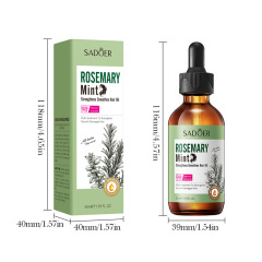 Private Label 100% Natural Herbal Organic Wholesale Scalp Elixirs Care Loss Treatment Rosemary Hair Growth Oil Hair Oil