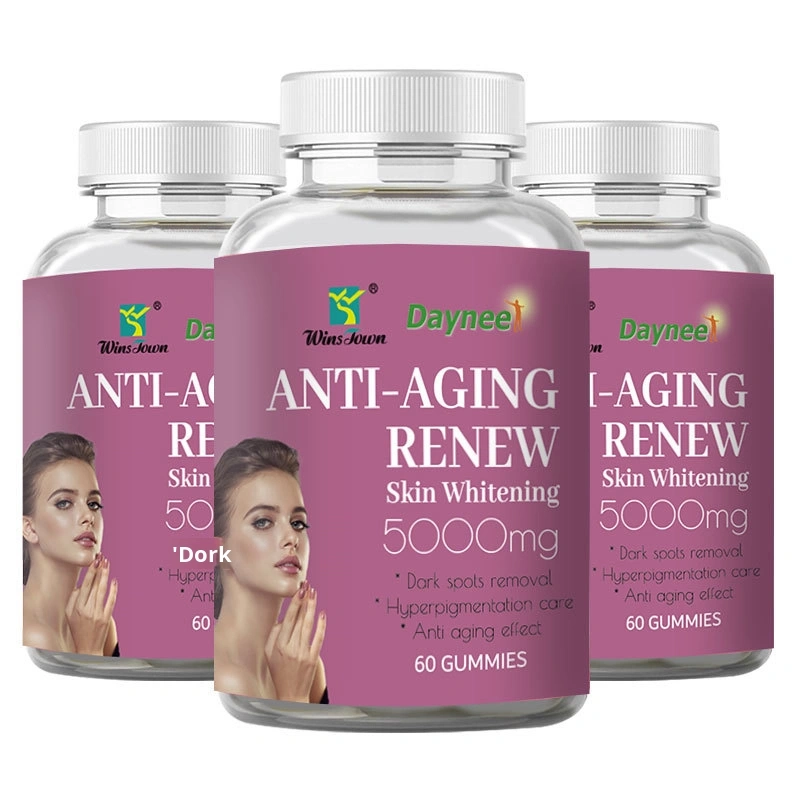 Skin Renewal Gummies Whitening Anti Aging Supplement Antioxidants for Radiant Complexion